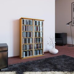 Skapītis kompaktdiskiem Galerie, gaiši brūns цена и информация | Шкафы | 220.lv
