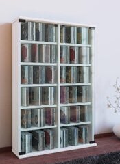 Шкафчик для компакт-дисков Roma, белый цена и информация | Шкафы | 220.lv
