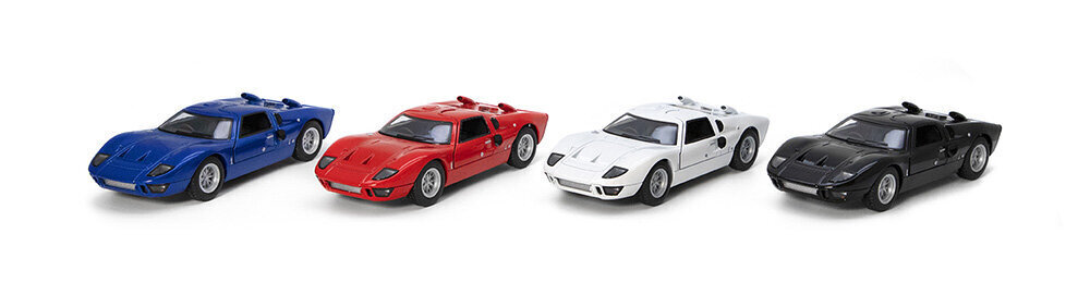 KINSMART auto 1966 FORD GT40 MKII, 1:38 cena un informācija | Rotaļlietas zēniem | 220.lv