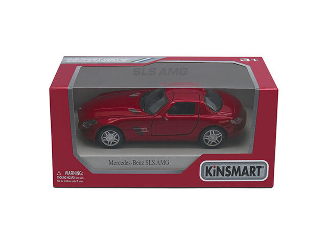 KINSMART auto MERCEDES-BENZ SLS AMG, 1:38 cena un informācija | Rotaļlietas zēniem | 220.lv