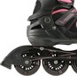 Regulējama izmēra skrituļslidas Nils Extreme NA19088, melnas/rozā cena un informācija | Skrituļslidas | 220.lv