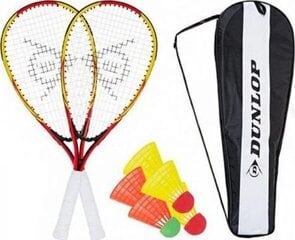 Dunlop Speedminton badmintona komplekts 762091, dzeltens/sarkans cena un informācija | Badmintons | 220.lv