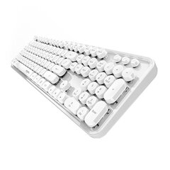 Беспроводной комплект клавиатура+мышь MOFII Sweet 2.4G, бело-бежевый цена и информация | Клавиатуры | 220.lv