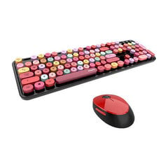 Беспроводной комплект клавиатура+мышь MOFII Sweet 2.4G, бело-бежевый цена и информация | Клавиатуры | 220.lv