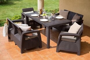 Садовая мебель Corfu Fiesta Set, коричневая цена и информация | Keter Мебель и домашний интерьер | 220.lv