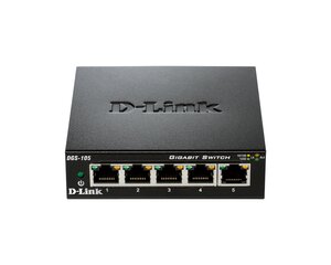 D-Link DGS105/E цена и информация | Маршрутизаторы (роутеры) | 220.lv