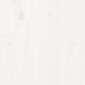 Gultas rāmis, balts, 150x200cm, masīvkoks цена и информация | Gultas | 220.lv