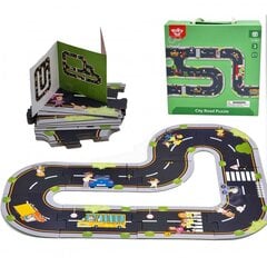 Игрушечная головоломка Tooky Toy Highway Puzzle, цена и информация | Пазлы | 220.lv