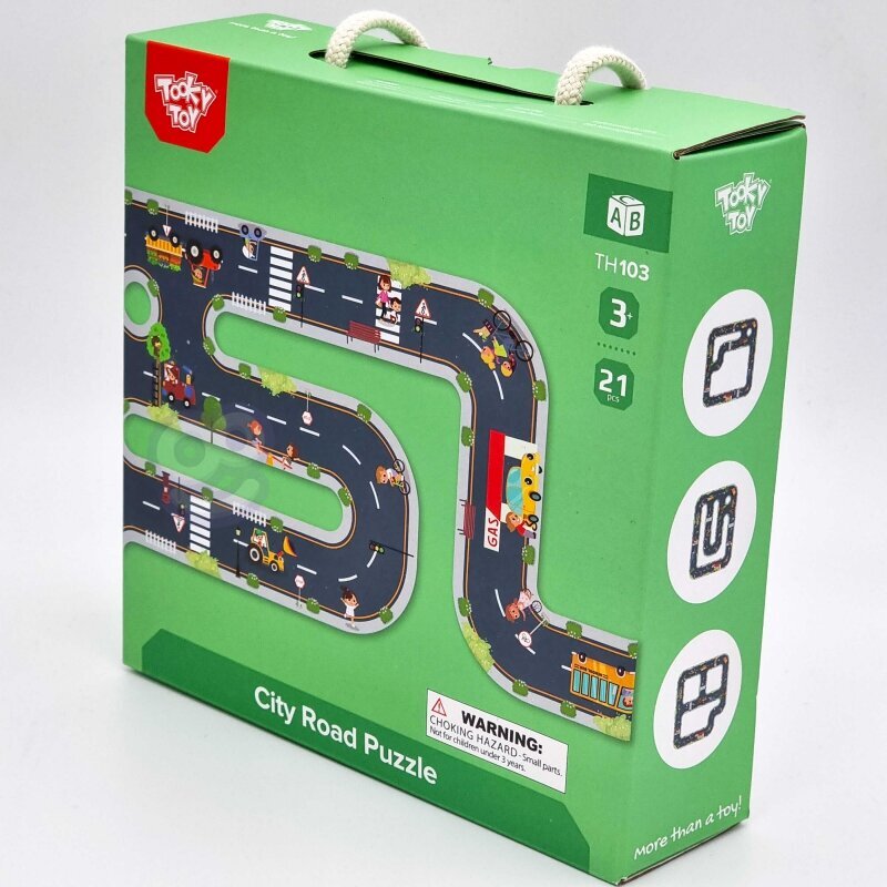 Tooky Toy Highway Puzzle, cena un informācija | Puzles, 3D puzles | 220.lv