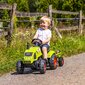 Pedāļu traktors ar piekabi - Claas Falk, zaļš cena un informācija | Rotaļlietas zēniem | 220.lv