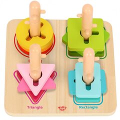 Tooky Toys Деревянный сортер - цвета цена и информация | Развивающие игрушки | 220.lv