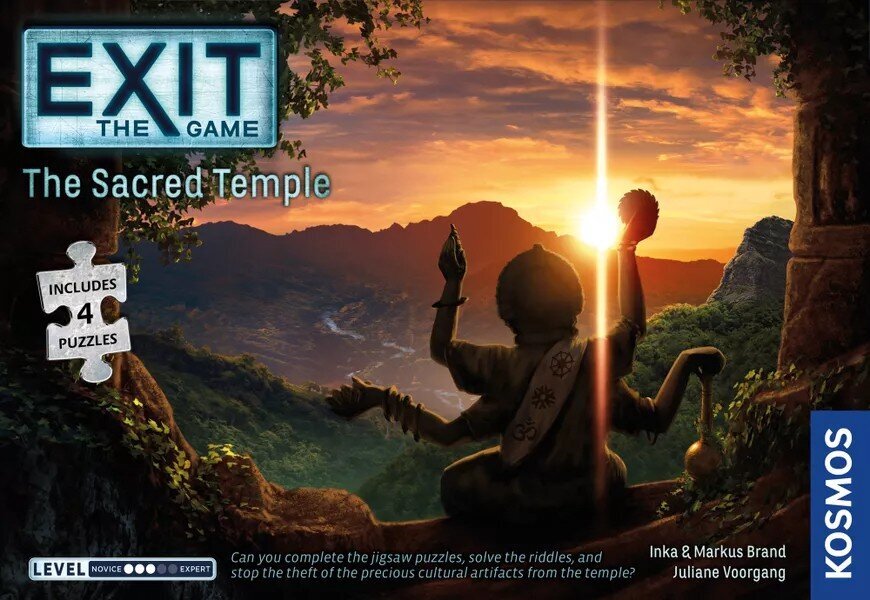 EXIT + PUZZLE: The Sacred Temple (EN) cena un informācija | Galda spēles | 220.lv