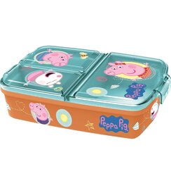 Euromic - Peppa Pig multi compartment sandwich box (088808735-13920) cena un informācija | Datorspēļu suvenīri | 220.lv