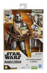 Rarewaves Star Wars - Galactic Action Mandalorian & Grogu цена и информация | Конструктор автомобилей игрушки для мальчиков | 220.lv