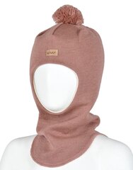 Детская шапка-шлем Kivat 462*17, пудровая 6419580237647 цена и информация | Шапки, перчатки, шарфы для девочек | 220.lv