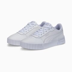 Puma bērnu ikdienas apavi Carina 2.0 386185*02, balts 4065449633826 цена и информация | Детская спортивная обувь | 220.lv