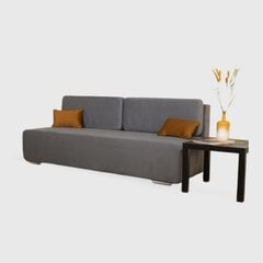 Dīvāns - gulta "Ovals", pelēks цена и информация | Диваны | 220.lv