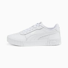 Puma ikdienas apavi Carina 385849*02, balti 4065449411738 цена и информация | Спортивная обувь, кроссовки для женщин | 220.lv