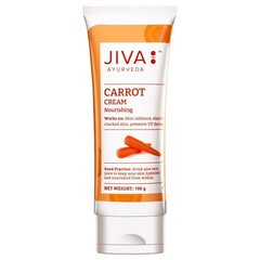 Barojošs sejas krēms Carrot Cream Jiva Ayurveda, 100 g cena un informācija | Sejas krēmi | 220.lv