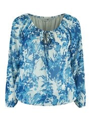 Женская блузка Hailys CARA1043*01, белая/синяя 4067218159315 цена и информация | Женские блузки, рубашки | 220.lv