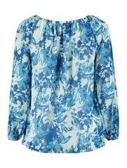 Женская блузка Hailys CARA1043*01, белая/синяя 4067218159315 цена и информация | Женские блузки, рубашки | 220.lv