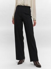 Женские расклешенные брюки VERO MODA 10257168*L32, черные 5715111310034 цена и информация | Брюки | 220.lv