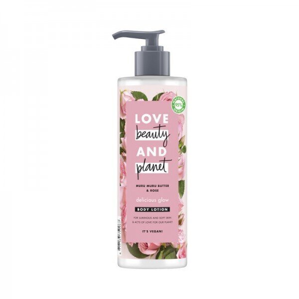 Love Beauty Planet Lotion Delicious Glow ķermeņa losjons 400ml cena un informācija | Ķermeņa krēmi, losjoni | 220.lv