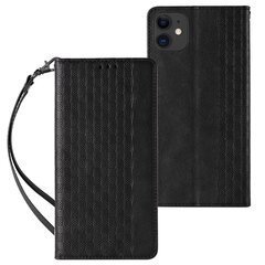 Чехол Hurtel Magnet Strap для iPhone 12, чёрный цена и информация | Чехлы для телефонов | 220.lv