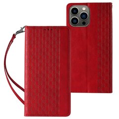 Hurtel Magnet Strap Case paredzēts iPhone 12 Pro, sarkans cena un informācija | Telefonu vāciņi, maciņi | 220.lv