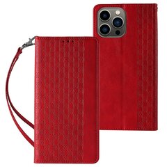 Hurtel Magnet Strap Case paredzēts iPhone 13 Pro Max, sarkans cena un informācija | Telefonu vāciņi, maciņi | 220.lv