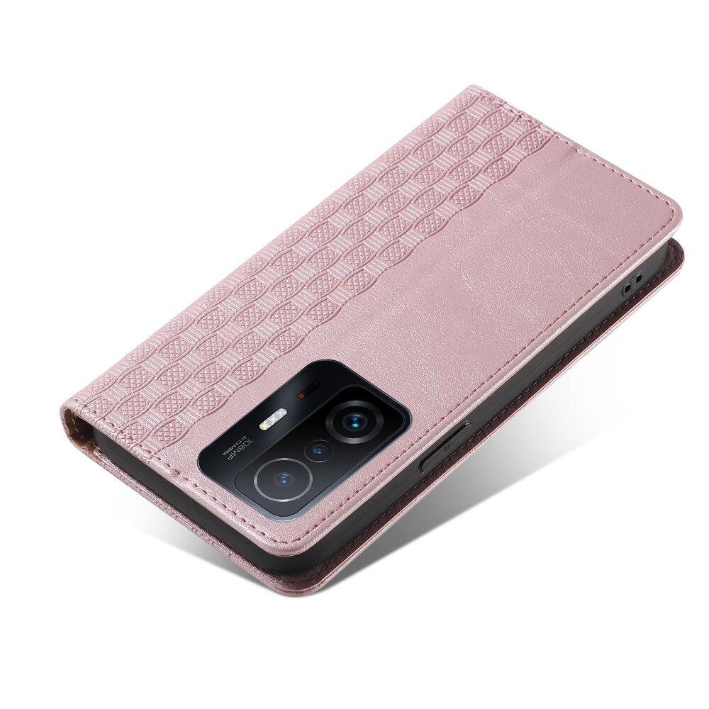 Hurtel Magnet Strap Case paredzēts Samsung Galaxy A12 5G, rozā cena un informācija | Telefonu vāciņi, maciņi | 220.lv