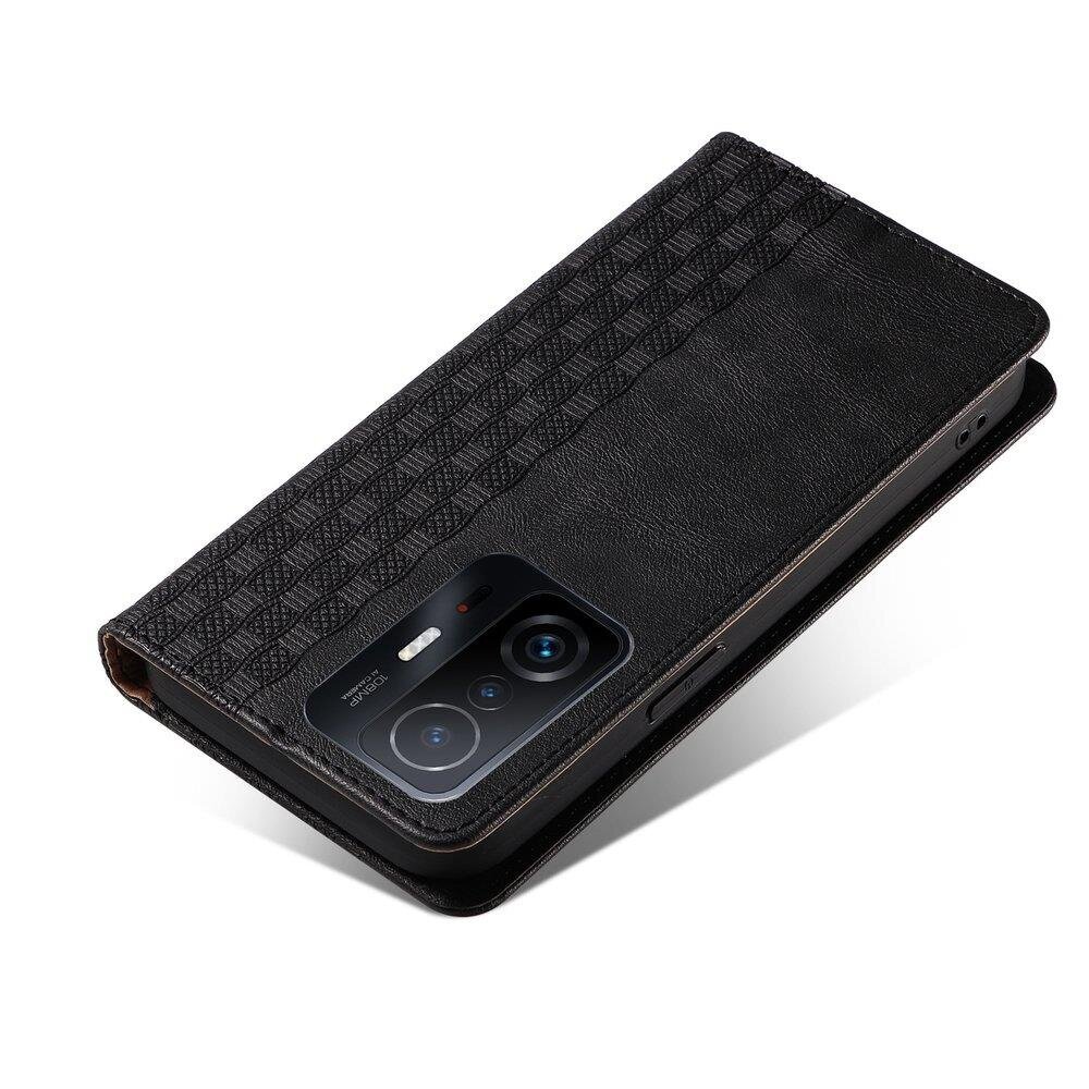 Hurtel Magnet Strap Case paredzēts Xiaomi Redmi Note 11 Pro, melns cena un informācija | Telefonu vāciņi, maciņi | 220.lv