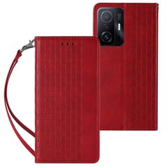 Чехол Hurtel Magnet Strap для Xiaomi Redmi Note 11 Pro, красный цена и информация | Чехлы для телефонов | 220.lv