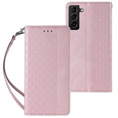 Hurtel Magnet Strap Case paredzēts Samsung Galaxy S22 + (S22 Plus), rozā cena un informācija | Telefonu vāciņi, maciņi | 220.lv