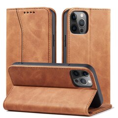 Hurtel Magnet Fancy Case paredzēts iPhone 12 Pro, brūns cena un informācija | Telefonu vāciņi, maciņi | 220.lv