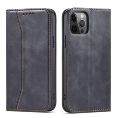 Hurtel Magnet Fancy Case paredzēts iPhone 12 Pro Max, melns cena un informācija | Telefonu vāciņi, maciņi | 220.lv