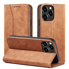 Hurtel Magnet Fancy Case paredzēts iPhone 13 Pro Max, brūns cena un informācija | Telefonu vāciņi, maciņi | 220.lv