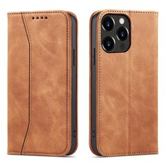 Чехол Hurtel Magnet Fancy для iPhone 13 Pro Max, коричневый цена и информация | Чехлы для телефонов | 220.lv