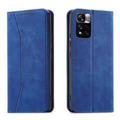 Hurtel Magnet Fancy Case paredzēts Xiaomi Redmi Note 11 Pro, zils cena un informācija | Telefonu vāciņi, maciņi | 220.lv