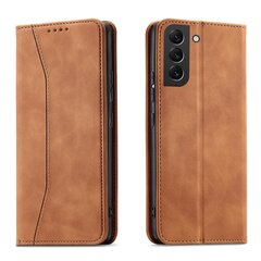 Чехол Hurtel Magnet Fancy для Samsung Galaxy S22 + (S22 Plus), коричневый цена и информация | Чехлы для телефонов | 220.lv