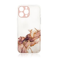 Hurtel Marble Case paredzēts iPhone 12, brūns cena un informācija | Telefonu vāciņi, maciņi | 220.lv