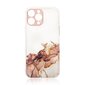 Hurtel Marble Case paredzēts iPhone 12, brūns цена и информация | Telefonu vāciņi, maciņi | 220.lv