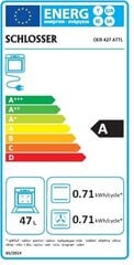 Schlosser OER417AT цена и информация | Духовки | 220.lv
