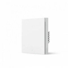 Aqara Smart wall switch H1 (with neutral, single rocker) WS-EUK03 White цена и информация | Электрические выключатели, розетки | 220.lv