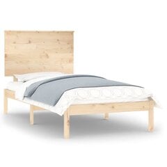 Каркас кровати, 75x190см, массив дерева, односпальная цена и информация | Кровати | 220.lv