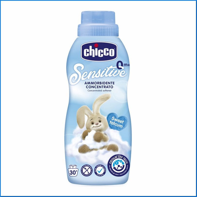 Veļas mīkstinātājs Chicco Sweet Talcum, 103126, 750 ml cena un informācija | Veļas mazgāšanas līdzekļi | 220.lv