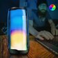 WK Design pārnēsājams bezvadu Bluetooth 5.0 skaļrunis RGB 2000mAh D31, melns cena un informācija | Skaļruņi | 220.lv