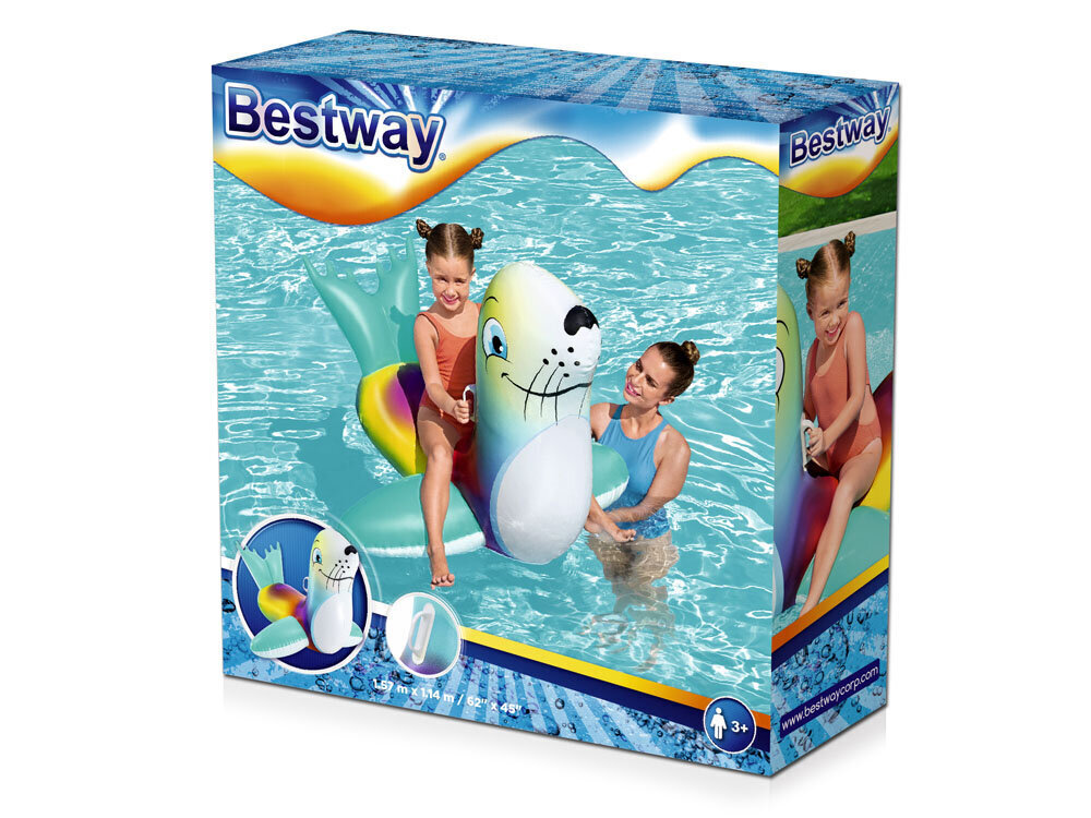 Piepūšamā ūdens rotaļlieta - Bestway Seal, 157x114 cena un informācija | Piepūšamās rotaļlietas un pludmales preces | 220.lv