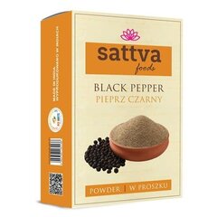 Молотый черный перец, Sattva Foods, 100г цена и информация | Специи, наборы специй | 220.lv