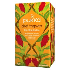 Trīs ingveru sildošā tēja, organiska, Pukka, 20 gab. цена и информация | Чай | 220.lv